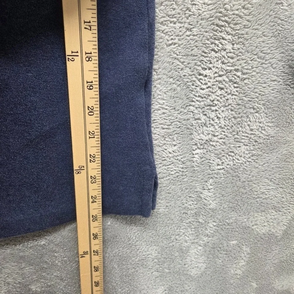 Polo Ralph Lauren Sweater Mens Medium Blue Long‎ Sleeve Quarter Zip Pullover